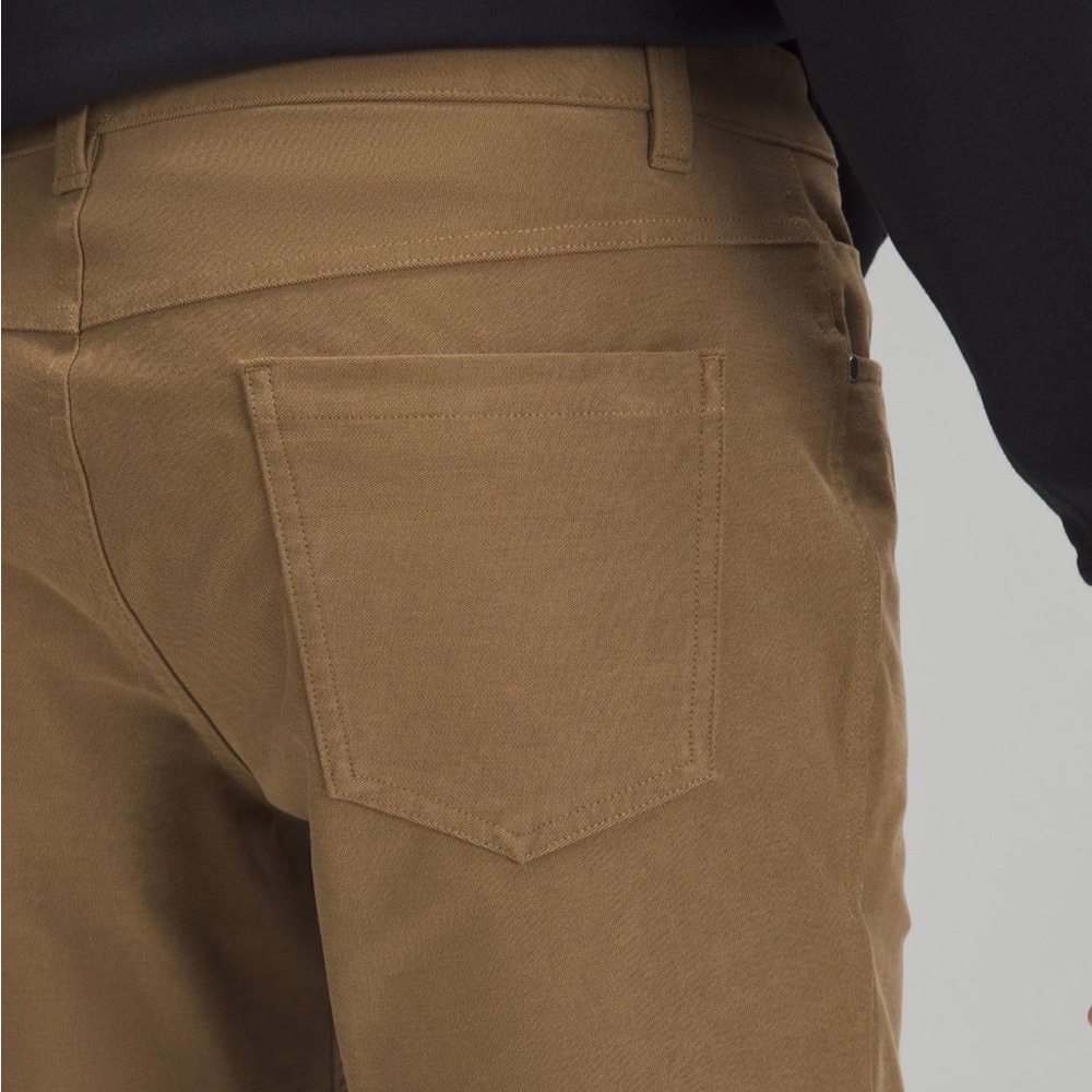 Lululemon Men’s ABC Slim-Fit 5 Pocket Pant Utilitech in Artifact Brown - Picture 8 of 8